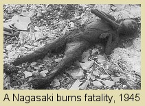 Nagasaki burnt