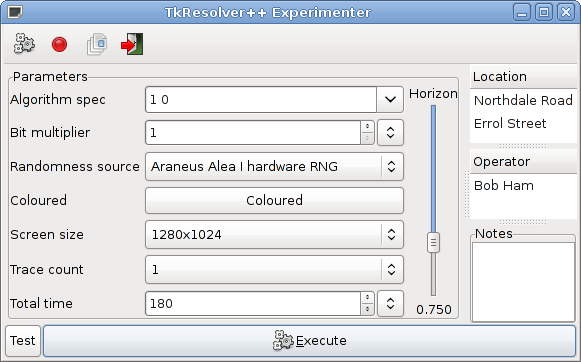 TkResolver++ Experimenter screenshot